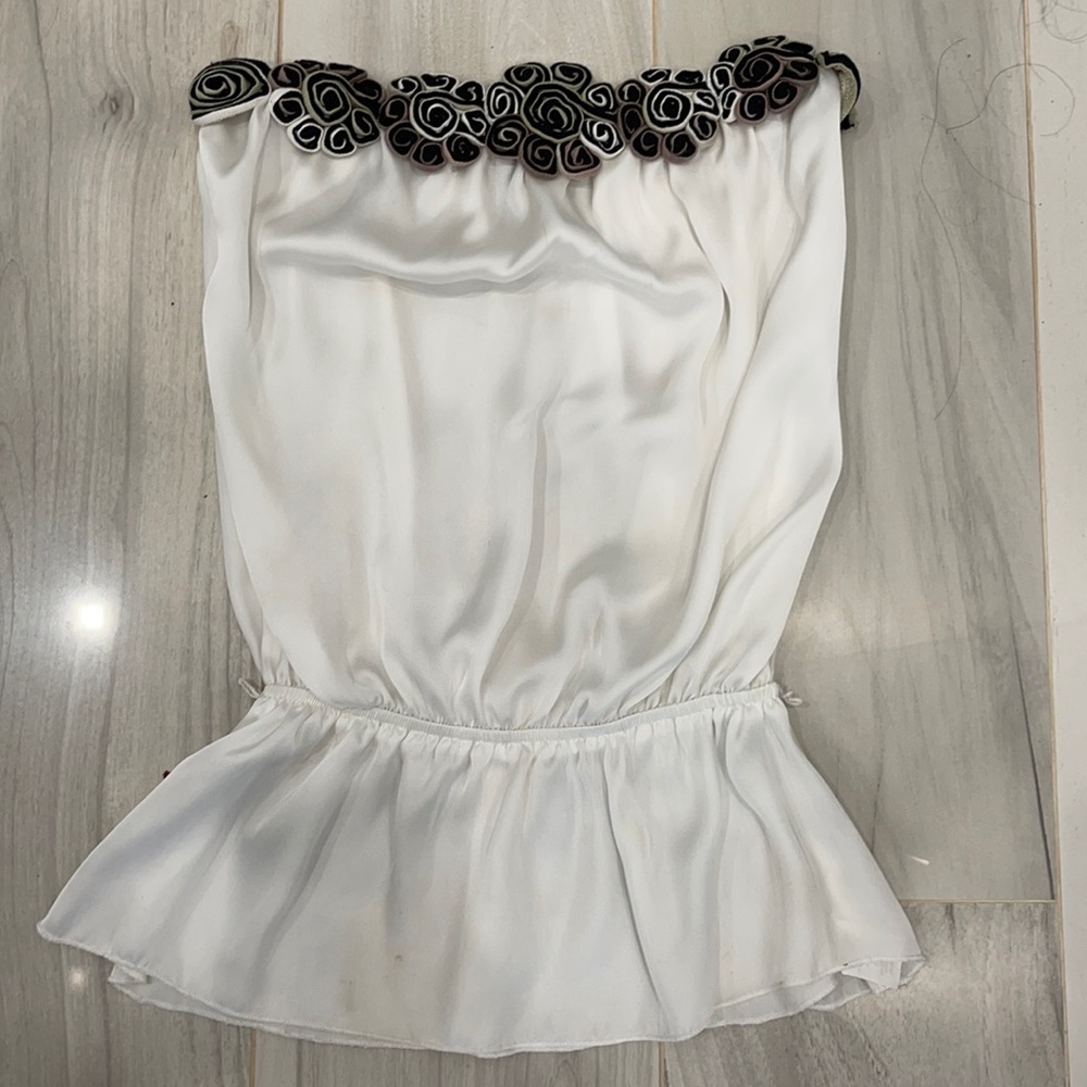 White Flower Shirt